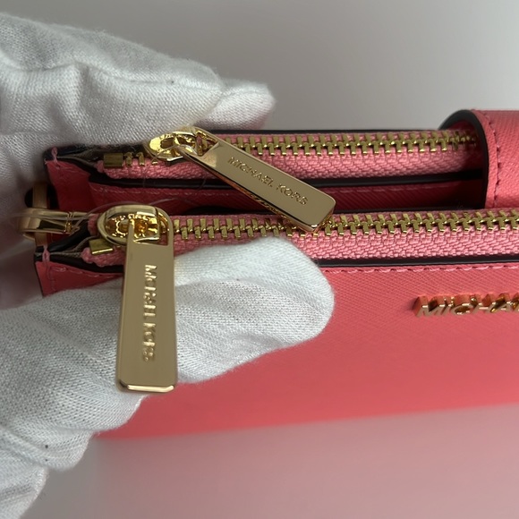 NWT Michael Kors Double Zip wristlet wallet - Picture 15 of 16